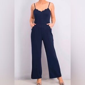Elegant Navy Jumpsuit